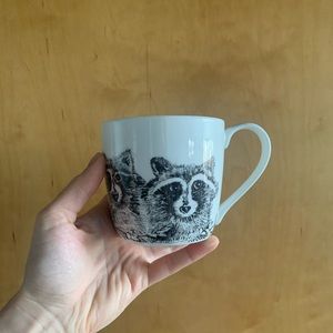 ⭐️3/$15⭐️ Raccoon Family China Mug